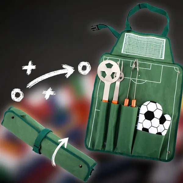 Football Grilling Gifts Set for Men BBQ Accessories