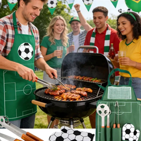 Football Grilling Gifts Set for Men BBQ Accessories
