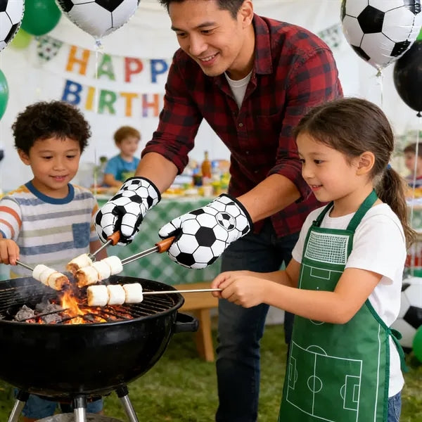 Football Grilling Gifts Set for Men BBQ Accessories