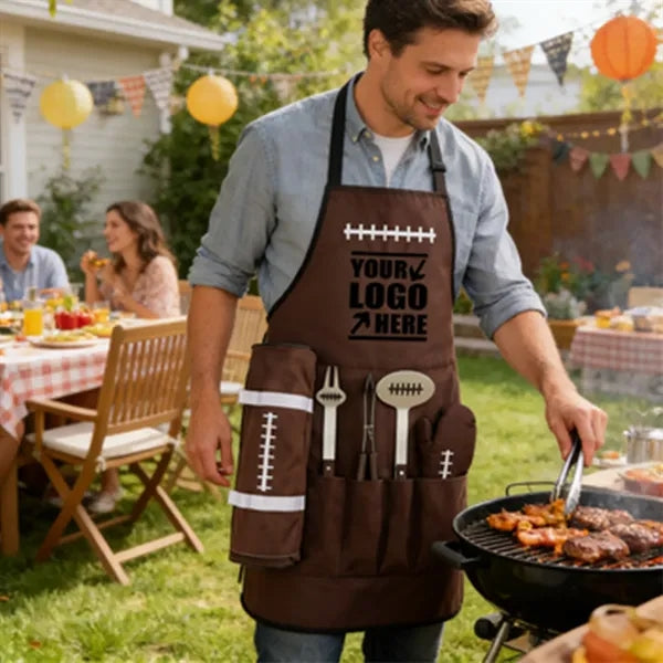 Rugby Grilling Gifts Set for Men BBQ Accessories