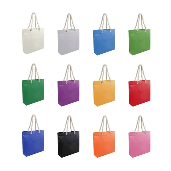 Large Canvas Shopping Tote Bag W/ Handle 13.8"x3.9"x15.7"
