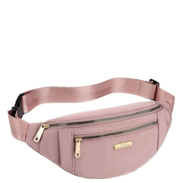 Nylon Fanny Pack Large Capacity Portable Crossbody Bag