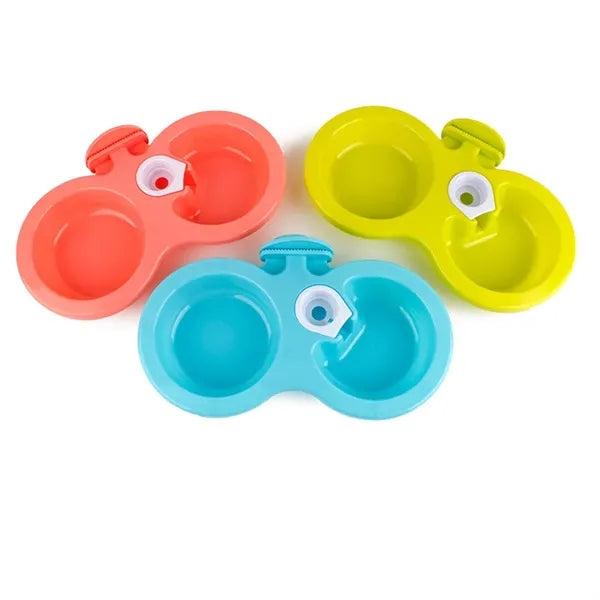 Dual Pet Feeding Bowl