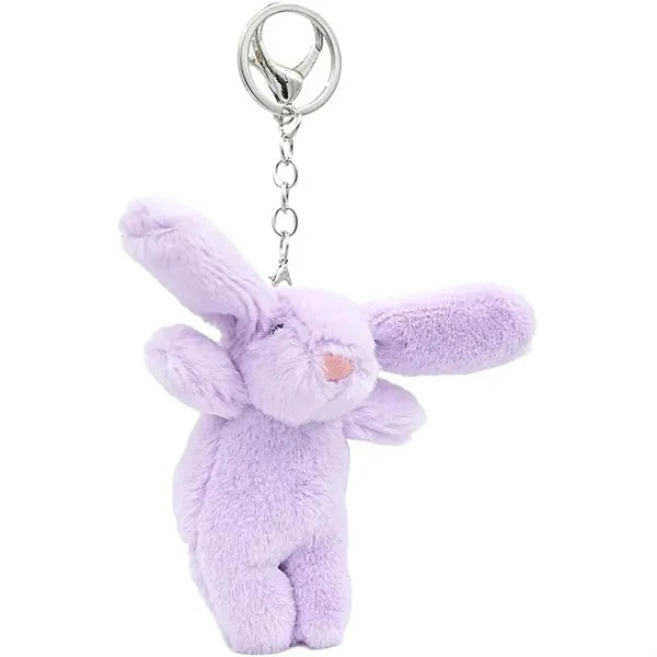 Cute Bunny Plush Keychain