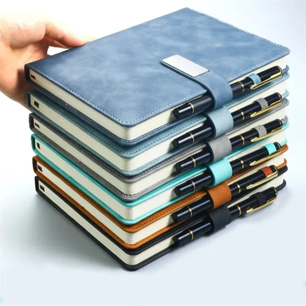 Notebook w/ Gel Pen and Magnetic Buckle