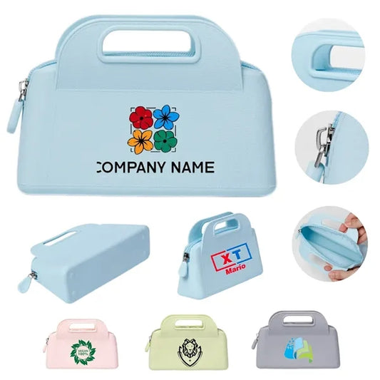 Mini Silicone Makeup Bag Portable Waterproof Cosmetic Pouch