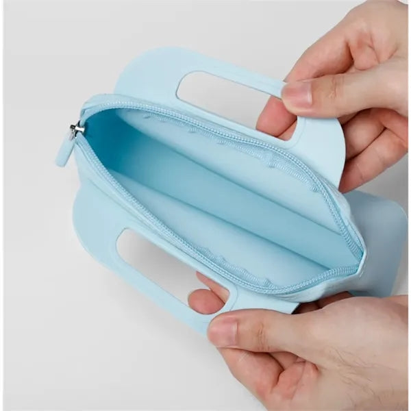 Mini Silicone Makeup Bag Portable Waterproof Cosmetic Pouch