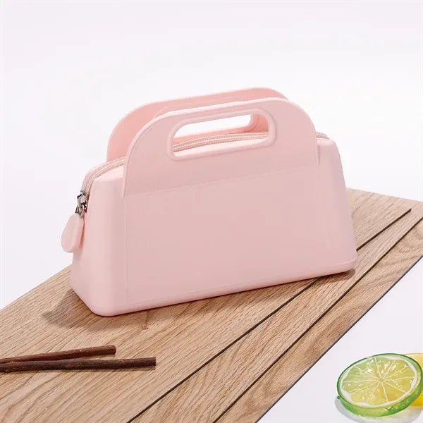 Mini Silicone Makeup Bag Portable Waterproof Cosmetic Pouch