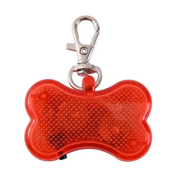 Reflective LED dog collar light