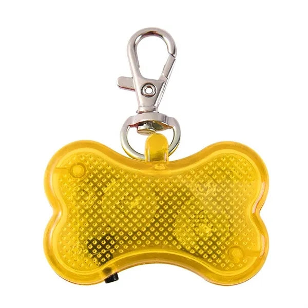 Reflective LED dog collar light