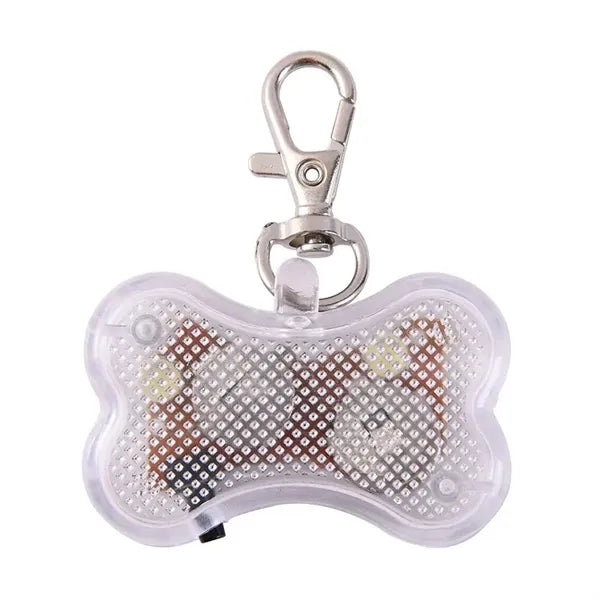 Reflective LED dog collar light
