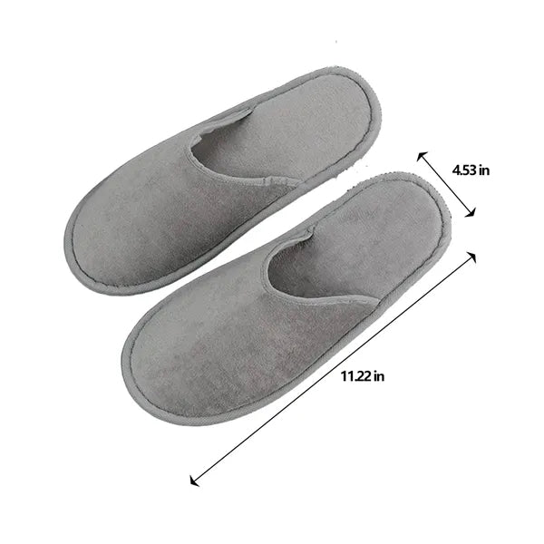 Anti-Skid Sole Disposable Soft Fine Cotton Velvet Slippers