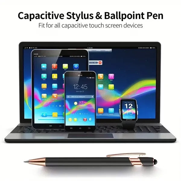 2 personalized metal ballpoint pens