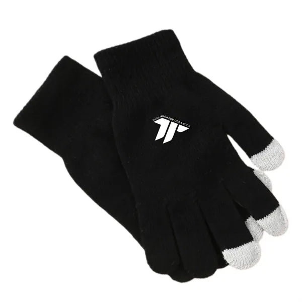 Knitted touchscreen gloves