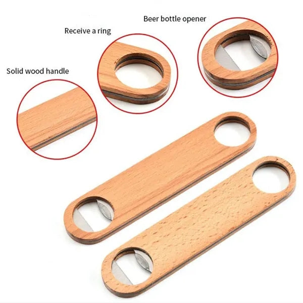 Wooden Beer Bottle Opener
