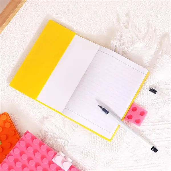 Silicone Lego Blocks Notebook Diary