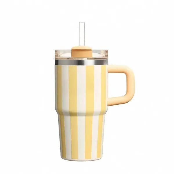 14oz Double Wall Tumbler W/Straw