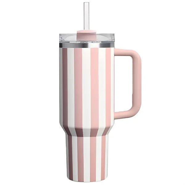 14oz Double Wall Tumbler W/Straw