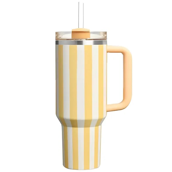 14oz Double Wall Tumbler W/Straw