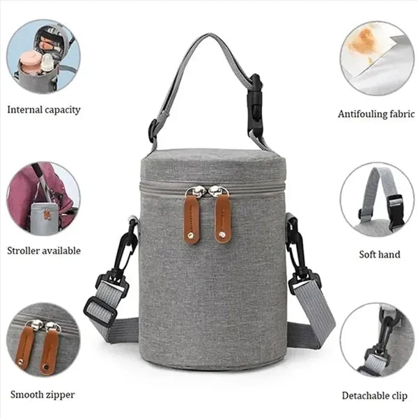 Portable Insulated Bottle Cooler Tote Bag