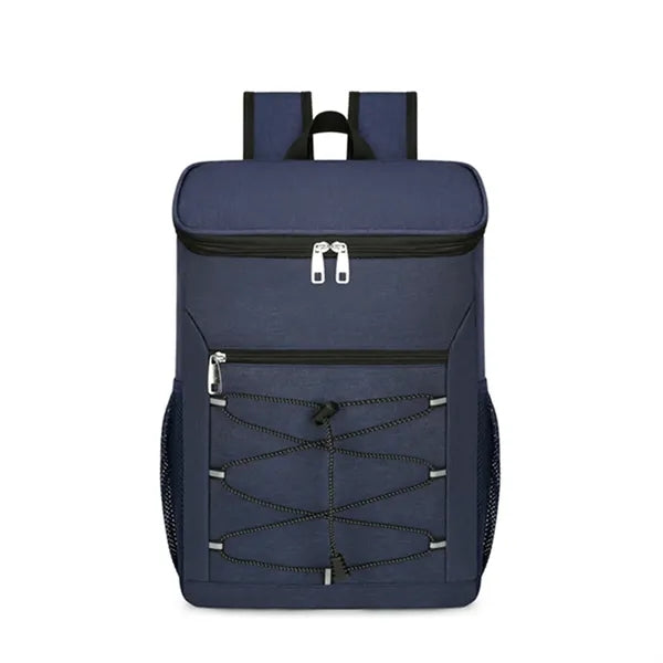Journey Polyester 30-Can Insulated Cooler Backpack W/ Reflec