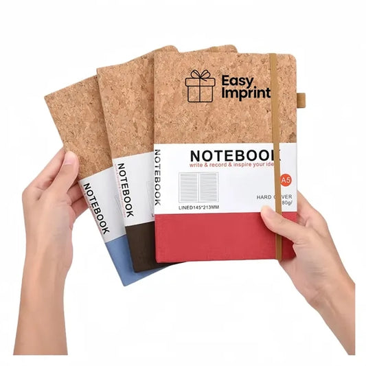 A5 Wood Grain Lined Notebook