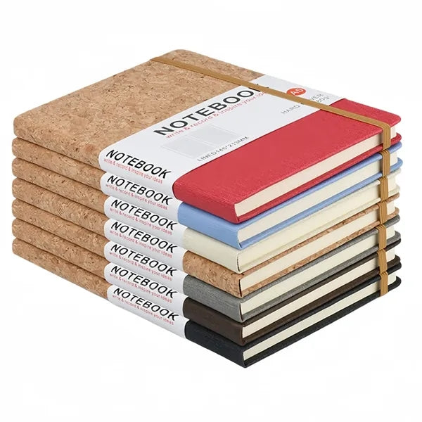 A5 Wood Grain Lined Notebook