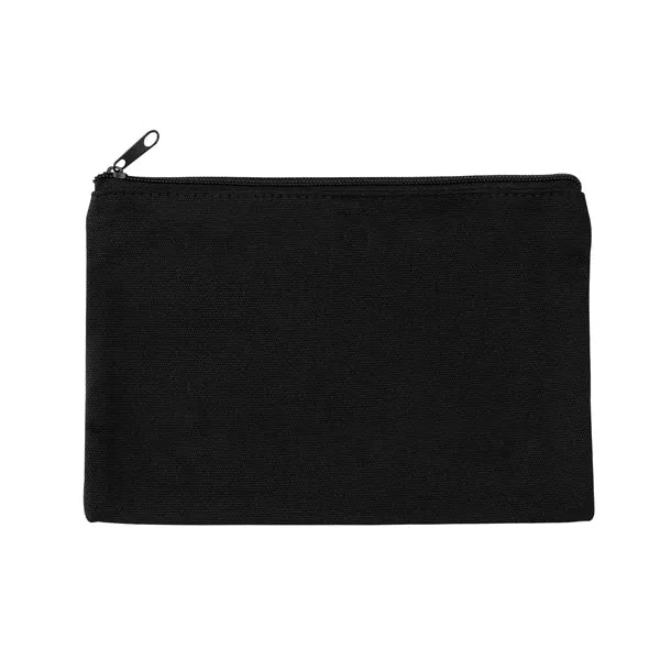 9" x 6" Solid Color Cotton Canvas Multi Purpose Organizer Zi