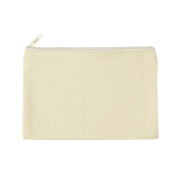 9" x 6" Solid Color Cotton Canvas Multi Purpose Organizer Zi