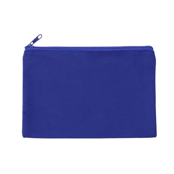 9" x 6" Solid Color Cotton Canvas Multi Purpose Organizer Zi
