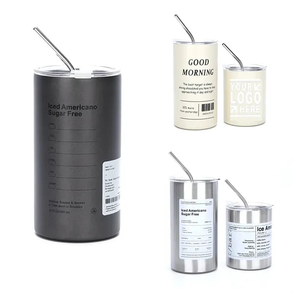 12oz Iced Americano Stainless Steel Insulated Coffee Cup