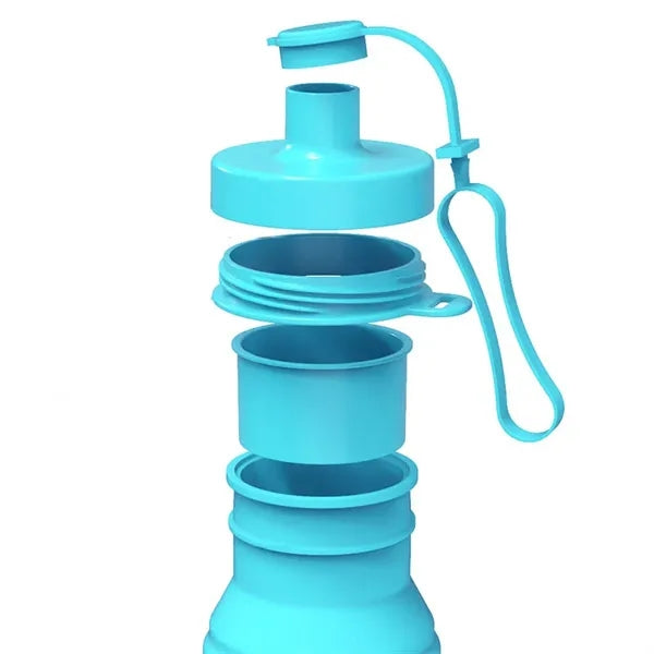 800ML Silicone Collapsible Water Bottles