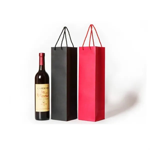 Wine Bottle Kraft Paper Gift Bags