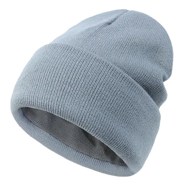 Durable Acrylic Knit Beanie with Fleece Lining