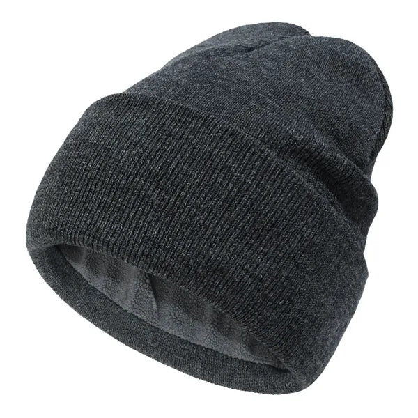 Durable Acrylic Knit Beanie with Fleece Lining