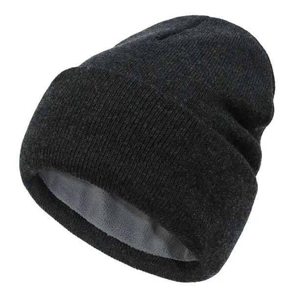 Durable Acrylic Knit Beanie with Fleece Lining