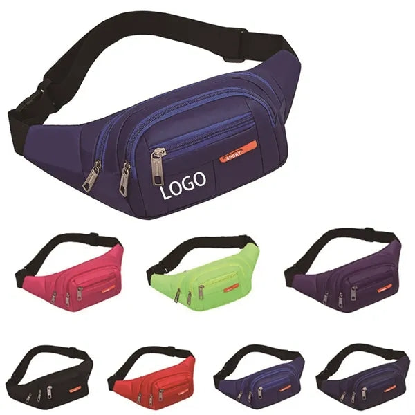 Men's And Women's Casual Waist Bag.
