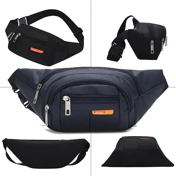 Men's And Women's Casual Waist Bag.