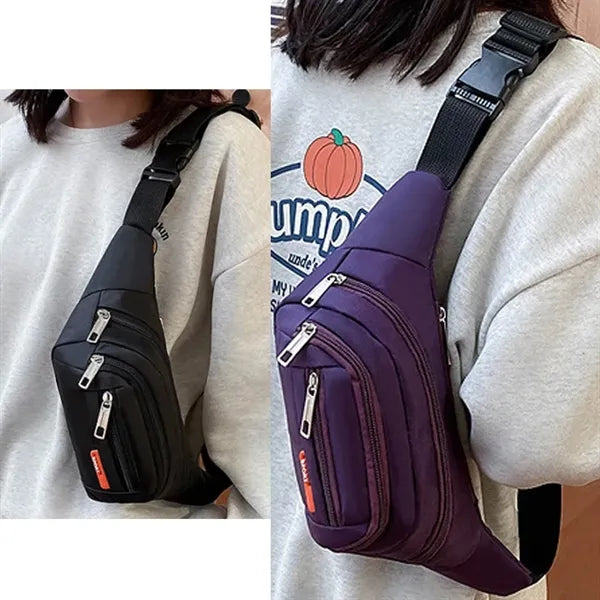 Men's And Women's Casual Waist Bag.