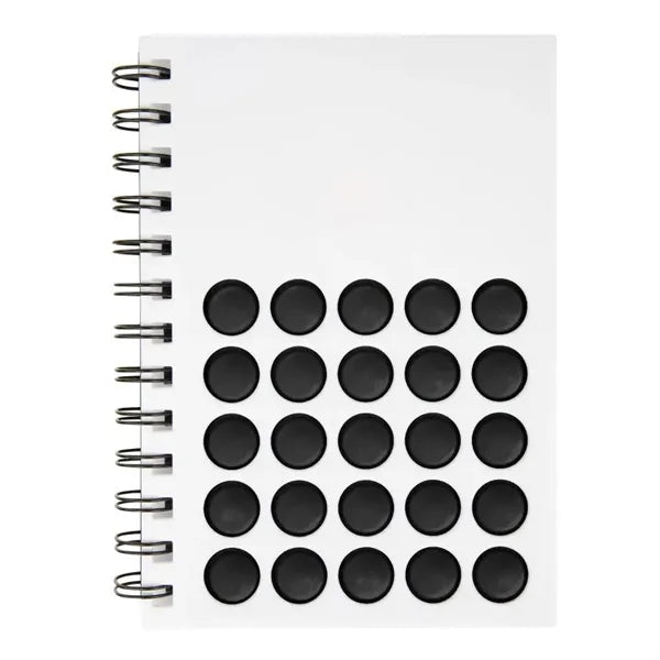 Silicone Pop Bubble Spiral Notebook