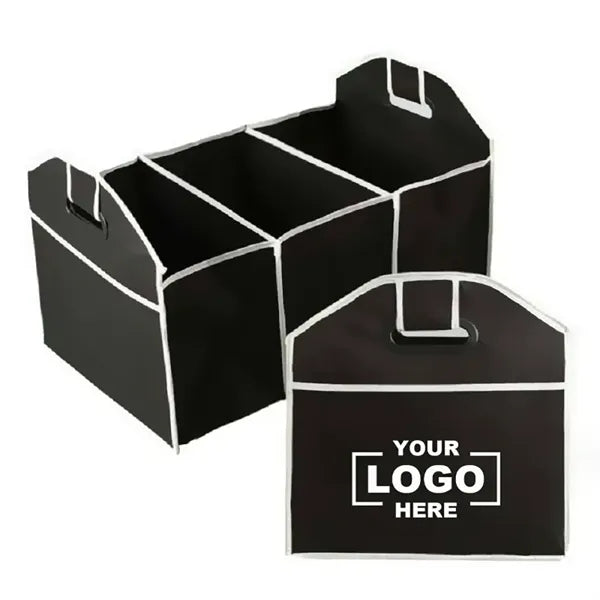 Non Woven Car Trunk Organizer With Three Compartments