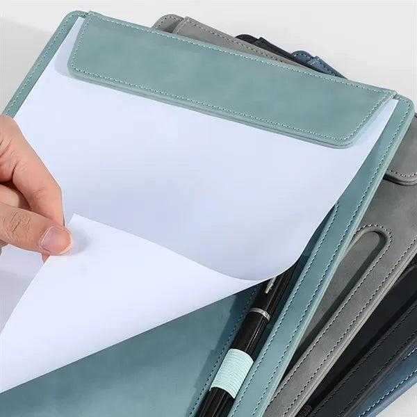 PU Leather Document Folder With Magnetic Closure