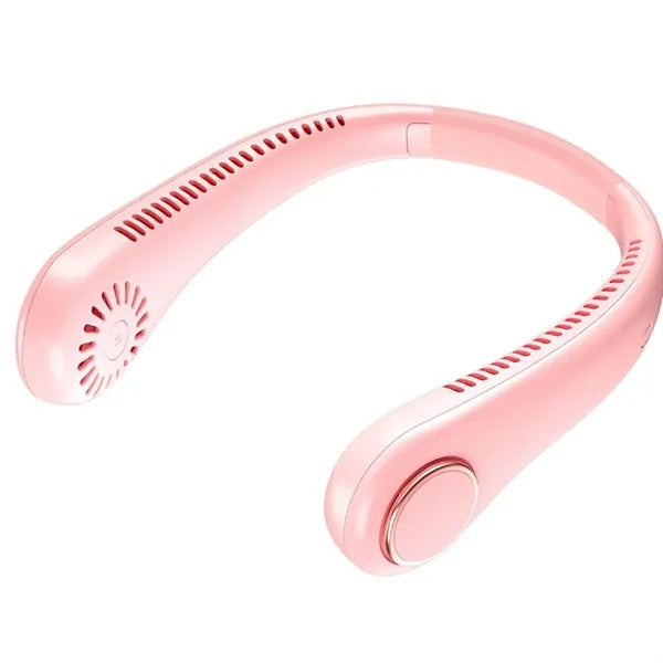 Foldable 3-Speed Rechargeable Bladeless Neck Fans