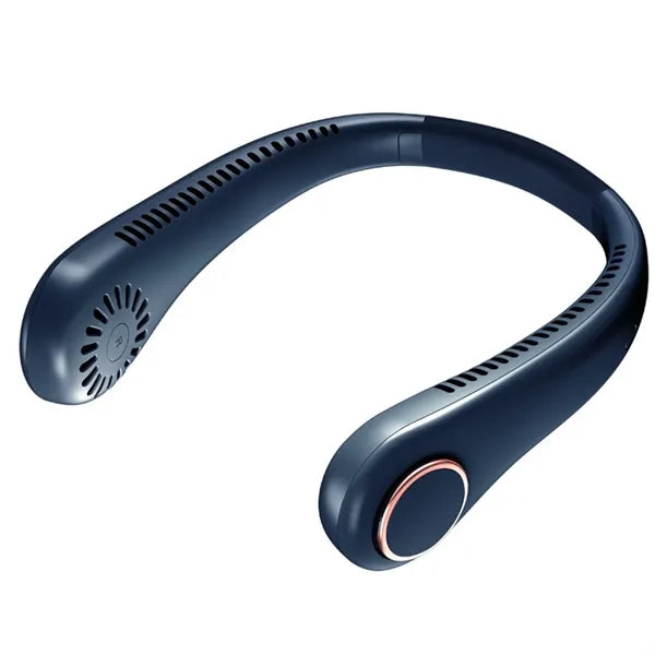 Foldable 3-Speed Rechargeable Bladeless Neck Fans