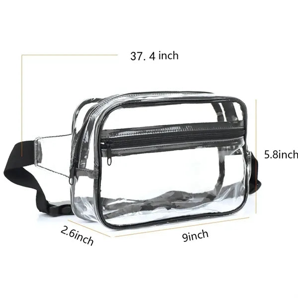 Clear Fanny Pack With Adjustable Strap Stadium Approved