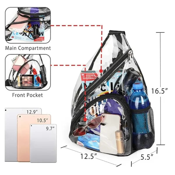 Clear Sling Bag Stadium Approved For Events