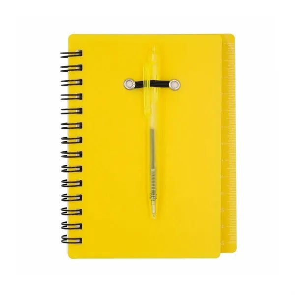 Spiral Notebook Set with Pen and Sticky Notes