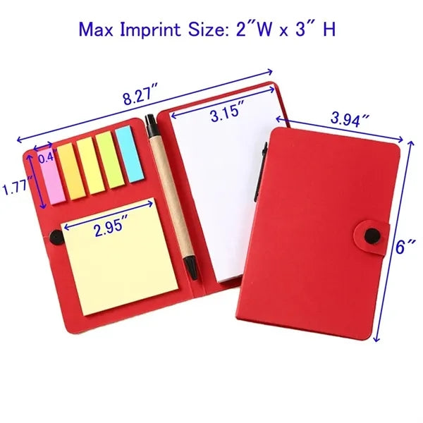 Notebook with Desk Essentials
