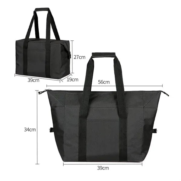 20L Large-Capacity Tote Bag Cooler Bag for Picnics & Grocery