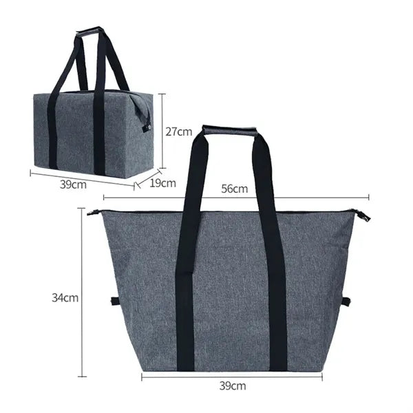 20L Large-Capacity Tote Bag Cooler Bag for Picnics & Grocery
